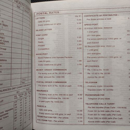 Executive Diary . Year :- ( 1999 ) .