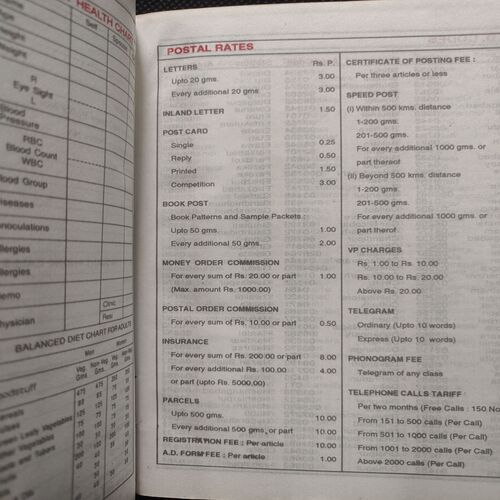 Executive Diary . Year :- ( 1999 ) .