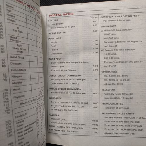 Executive Diary . Year :- ( 1999 ) .
