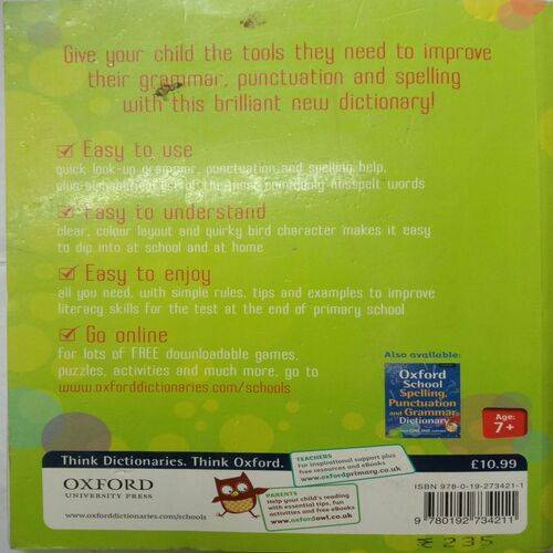 Oxford Primary Grammar Punctuation and Spelling Dictionary