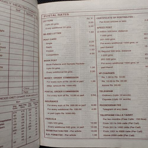 Executive Diary . Year :- ( 1999 ) .