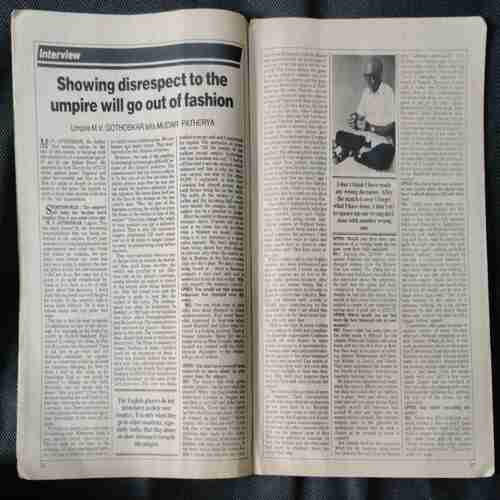 Sports world. (28th September 1983)