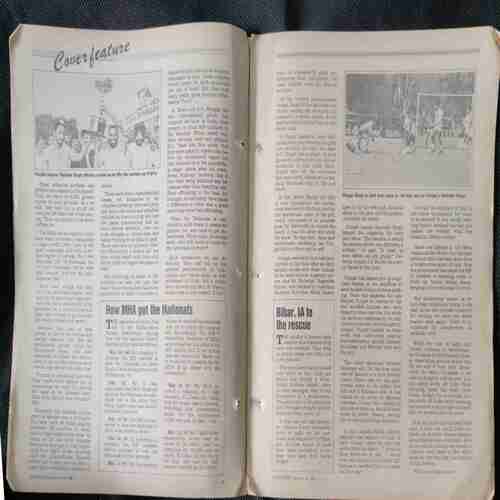 Sports world. (8th to 14th April 1987)