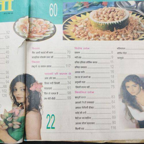 Vanita . Edition :- ( May - 2003 )( First 2-3 pages upper side cut ).