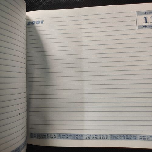 Prime Cover Old Diary . Year : - ( 2001 ) .