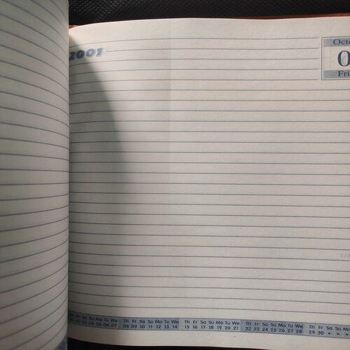 Prime Cover Old Diary . Year : - ( 2001 ) .