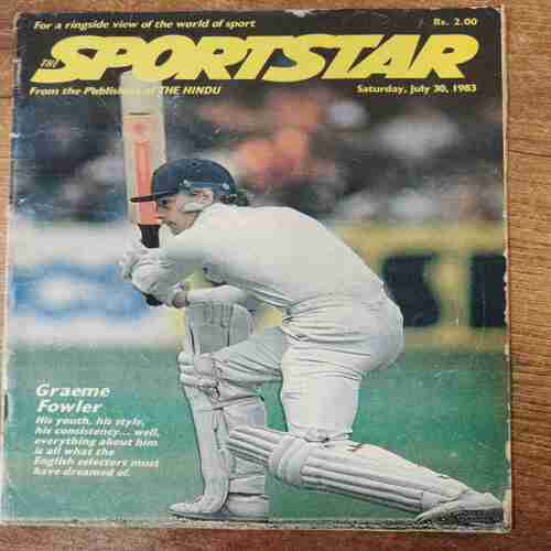 Sportstar (Saturday,July 30 , 1983)