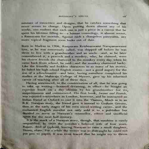 The Maneater Of Malgudi (R.K Narayan)