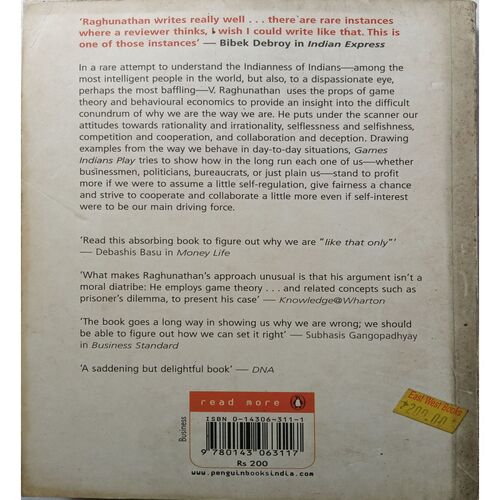 Games Indian Play ( Why We Are The Way We Are )