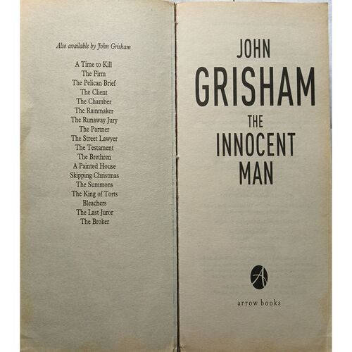 The Innocent Man ( By John Grisham )