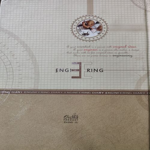 Old Diary . Edition :- ( Engineering Diary ) .