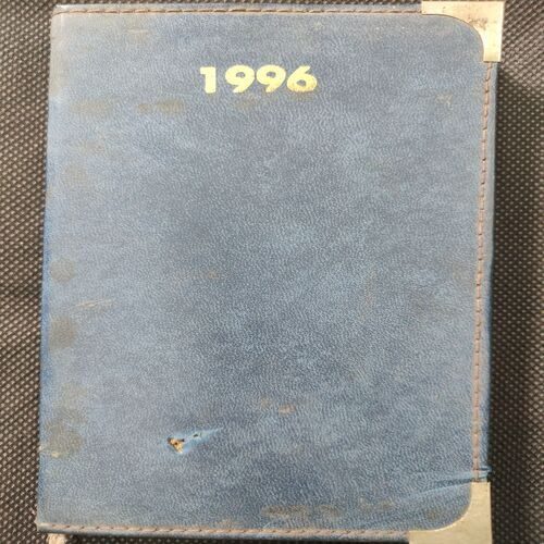 Old Pocket Diary . Year :- ( 1996 ) .
