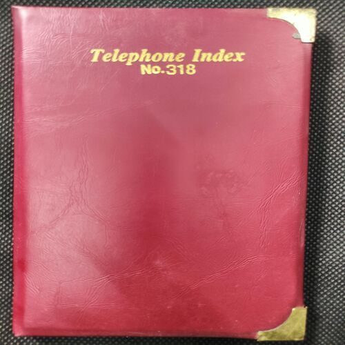 Old Pocket Diary . Edition :- ( Telephone Index No. 318 ) .