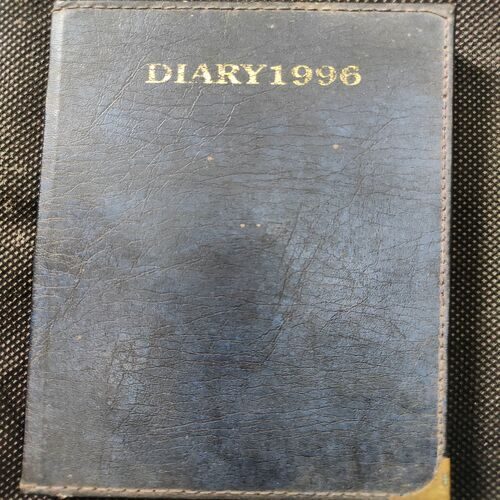 Old Pocket Diary . Year :- ( 1996 ) .