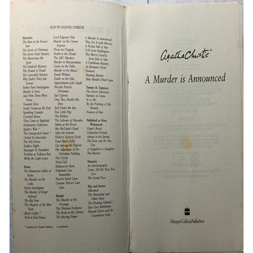 A Murder Is Announced ( By Agatha Christie )