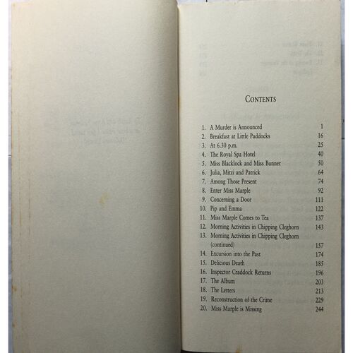 A Murder Is Announced ( By Agatha Christie )