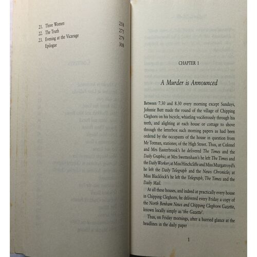 A Murder Is Announced ( By Agatha Christie )