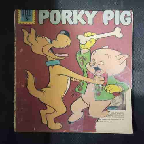 PORKY PIG (DECEMBER) (FRONT COVER DOWN SIDE LITTLE CUT)