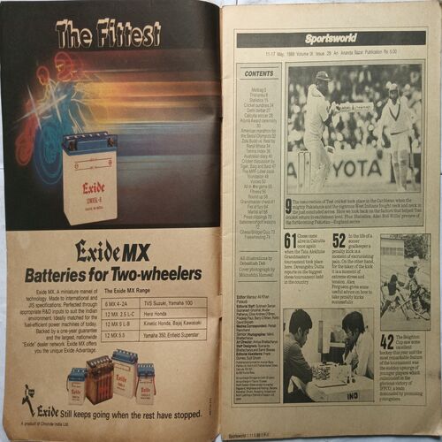 Sports World ( 11 - 17 May, 1988 )