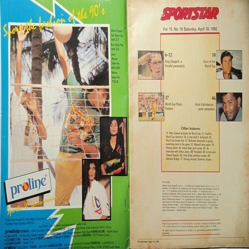 Sport Star ( Saturday, April 18, 1992 )