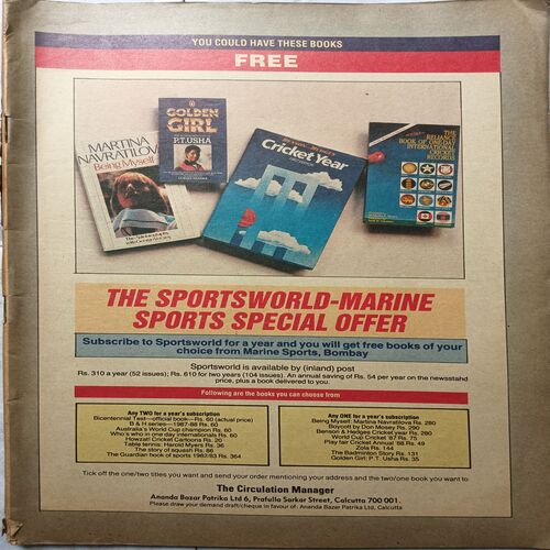 Sports World ( 28 February - 6 March, 1990 ) ( Front Cover Missing )