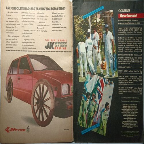 Sports World ( 8 - 14 April, 1992 )