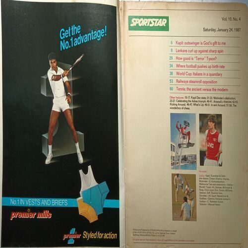Sport Star ( Saturday, January 24, 1987 ) ( Page No. 59 To 60 Missing )