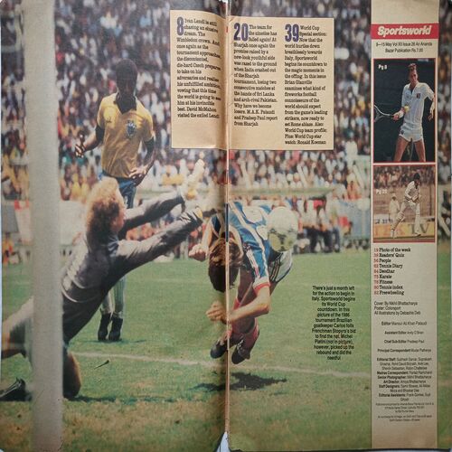 Sports World ( 9 - 15 May, 1990 ) ( Front Cover Damage )