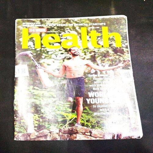 The Week ( 4 August 2024 ) Front cover upper side damage .