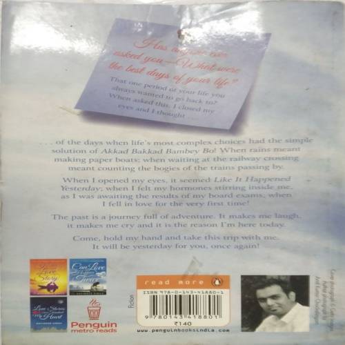 Like It Happened Yesterday by Ravinder Singh