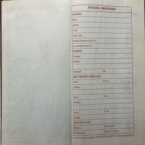 Executive Diary ( 1999 )