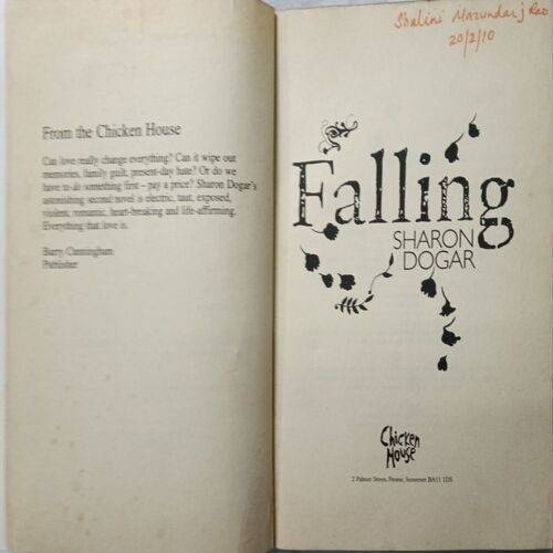 Falling ( By Sharon Dogar )