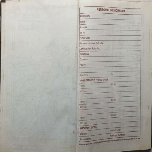 Executive Diary ( 1999 )