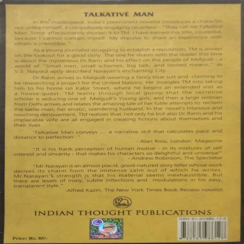 TALKATIVE MAN, R.K. Narayan