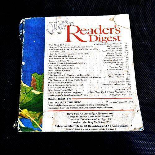 Reader's Digest ( April 1977 ) .