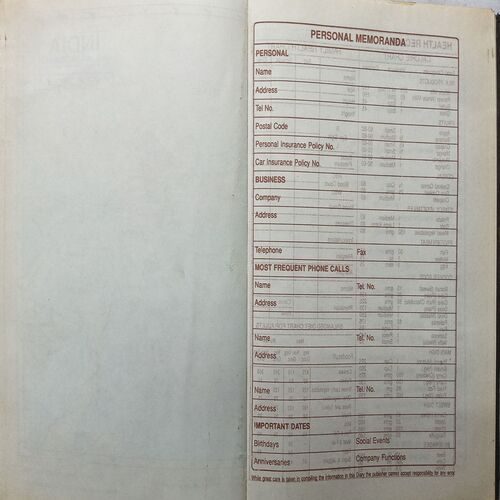 Executive Diary ( 1999 )
