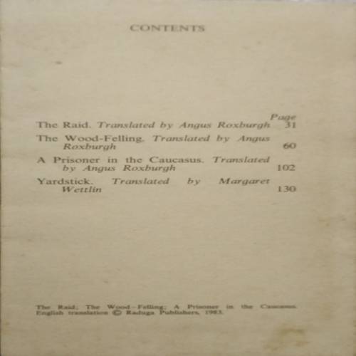 A Prisoner in the Caucasus (By Lev Tolstoy)