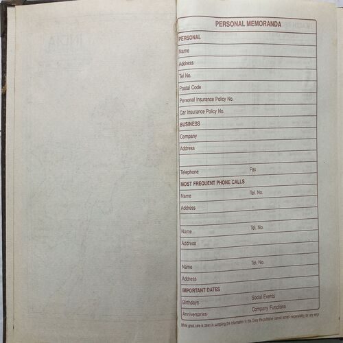 Executive Diary ( 1999 )