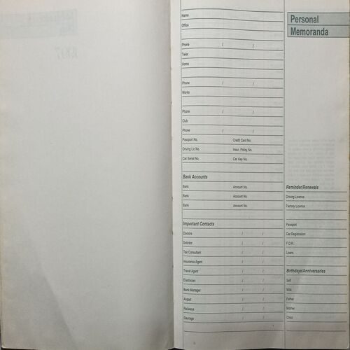 Executive Diary ( 1998 )