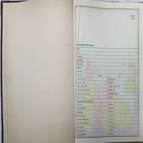 Executive Diary ( 1997 )