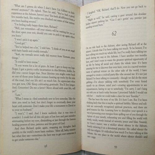 Eat Pray love ( By Elizabeth Gilbert )