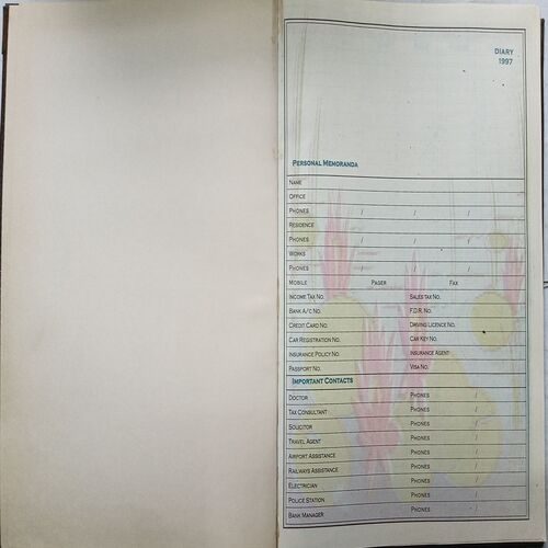 Executive Diary ( 1997 )