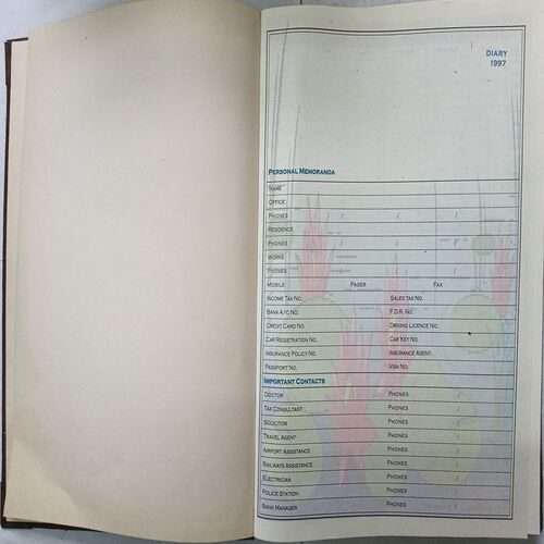 Executive Diary ( 1997 )