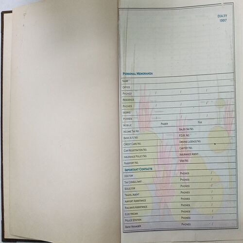 Executive Diary ( 1997 )