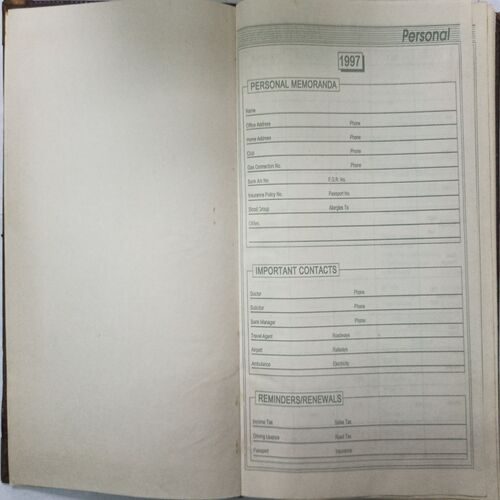 Executive Diary ( 1997 )