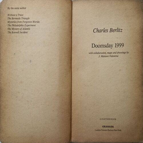 Doomsday 1999 ( By Charles Berlitz )