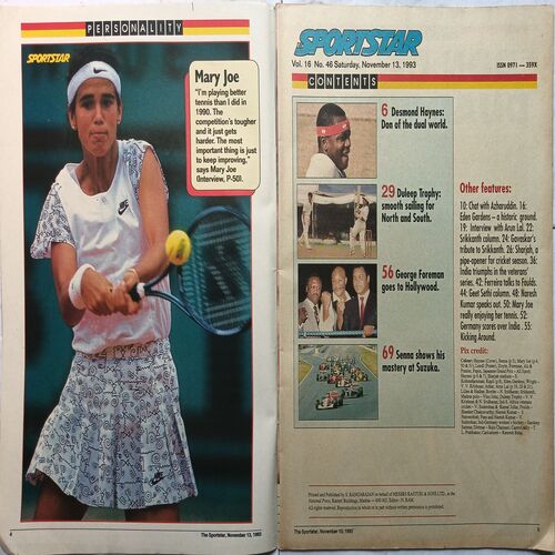 Sport Star ( Saturday, November 13, 1993 )