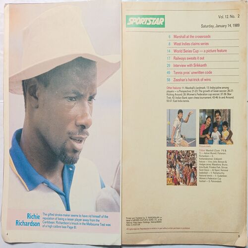 Sport Star ( Saturday, January 14, 1989 )