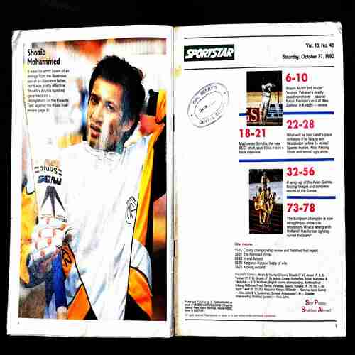 Sportstar ( 27 October 1990 ) Page no. 37 to 44 Missing .