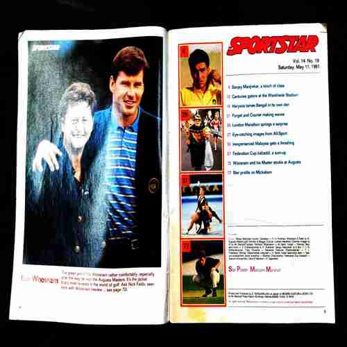 Sportstar ( 11 Maiy 1991 ) Poster missing .